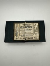 Vintage Dr RB Waites Dental Anaesthetic Ampules Empty Box picture