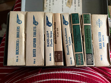 Pan Am Flights Nurse Medical Kit w/ Benzedrine Inhalers, Bayer Aspirin, Band-Aid picture