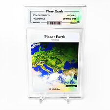 PLANET EARTH From Space Card 2024 GleeBeeCo Holographic #PD64-L /25 picture