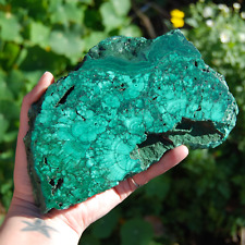 3LB 7.5in XL Natural Malachite Crystal Slab, Congo picture