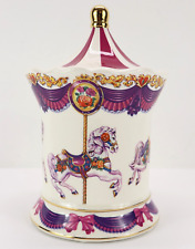 A Teleflora Gift Musical Merry Go Round Ceramic Working picture