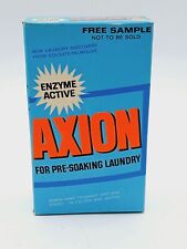 Vintage Axion Laundry Pre-Soak Soap FREE SAMPLE Size 3