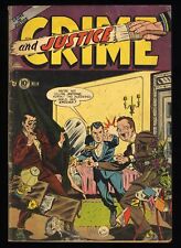 Crime and Justice #14 VG- 3.5 Charlton 1953 picture