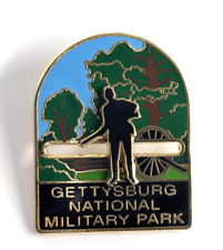 Gettysburg National Military Park PA Canon Movable Soldier Enamel Pin Souvenir picture