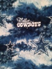 Dallas Cowboys Blue Hand Tied Lined Couch Throw or Bed Quilt, very soft cotton picture