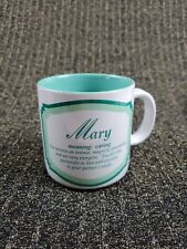 Papel Freelance 1996 Personally Speaking Ivory Green Name Origin Mug MARY picture