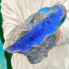 1.78LB   Rare Malachite Cave Specimens Containing Magnesite Crystal Minerals picture