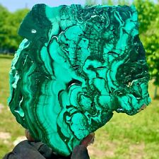 1.19LB   Natural Malachite transparent cluster coarse mineral sample picture