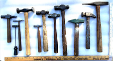 Lot of 11 Vintage Hammers Forge, Ball Peen, Cobblers - Vaughn, Arrow, Steam Line picture