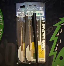 Rite in the Rain 37R All-Weather Black Ink Steel Pen Refills, 2 Pack picture