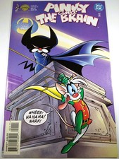 🧠PINKY AND THE BRAIN #25 DC COMICS 1998 DARK KNIGHT BATMAN ROBIN Animaniacs VF picture