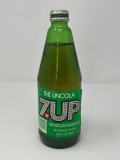Unopened Vintage Soda 10 oz. Bottle 1973 7-UP Green Glass FULL picture