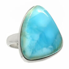 Ahoy: Larimar ring Size 8.5  6g  Sterling Silver #2050 picture
