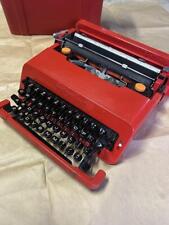 Olivetti Valentine Typewriter Red - Junk for Parts, Untested picture