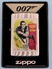 James Bond 007 Dr. No Poster Chrome Zippo Lighter NEW In Box Rare picture