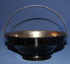 Vintage metal basket bowl picture