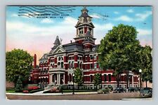 Saginaw MI, Saginaw County Court House, Michigan c1942 Vintage Postcard picture