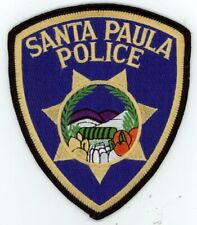CALIFORNIA CA SANTA PAULA POLICE NICE SHOULDER PATCH SHERIFF picture