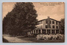 Egypt Mills Club House Pike Co PA Unposted Divided Back Postcard picture