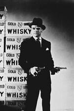 JAMES CAGNEY ICONIC GUNS WHISKY POSE 36X24 24x36 inch Poster picture