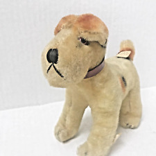 Vintage Made In Japan Plush Terrier Dog picture
