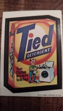 Wacky Packages TIED Detergent Series 1 Trading Card White Back 1973 Topps picture