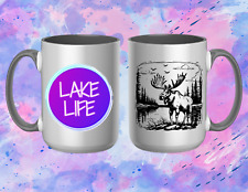 LAKE LIFE GIFT: MOOSE 15 OZ COFFEE MUG picture
