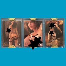 Donna Edmondson Playboy Card Lot Of 3 Auto #18/30 picture