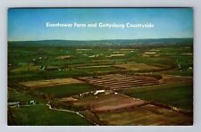 Gettysburg PA-Pennsylvania, Eisenhower Farm, Countryside, Vintage Postcard picture