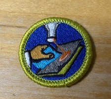 BOY SCOUT OF AMERICA COMPOSITE MATERIALS MERIT BADGE TYPE H NEW picture