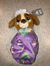 Disney Parks Peter Pan Baby Nana Dog Blanket Pouch 10” Plush New With Tag picture
