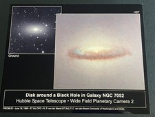 Hubble HST NGC 7052 Black Hole Disk Space Telescope 1998 - Original NASA Photo picture