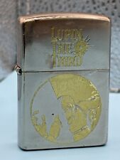 Vintage 2002 Lupin The 3rd Japan Film Double Sided Chrome Zippo Lighter NEW picture