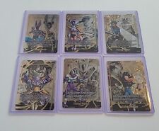 Dragon Ball Super Fusion World 6 GOLD ENERGY MARKER LOT - 6 Gold Energy Markers picture