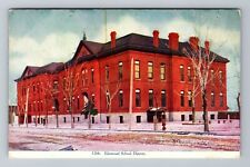 Denver CO-Colorado, Elmwood School, Outside,  c1915 Vintage Postcard picture