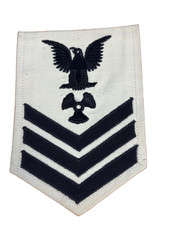 MACHINIST MATE 1ST CLASS WWII USN NAVY Dress White Rate by POMERAGE #MM1C01 picture