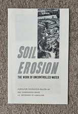 Soil Erosion the Work of Uncontrolled Water 1962 Agriculture Info Bulletin 260 picture