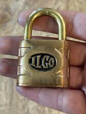 Vintage Old ILCO Bailey Co. Padlock No Key Lock Independent Lock Company picture