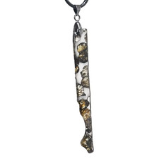 Pallasite meteorite pendant ,SYMCAN meteorite Necklace LB155 picture