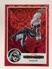 2022 Marvel Beginnings RED SUPERNOVA #88 Black Cat đź’ĄBlaster Parallel VHTFđź’Ą picture