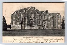 Poughkeepsie NY-New York, Vassar College, Rockefeller Hall, Vintage Postcard picture