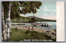 Rangeley Lakes ME View From Haines Landing Vintage Postcard TS-236 picture