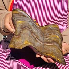 6.51LB Rare Natural Beautiful Yellow Tiger Crystal Mineral Specimen Healing 665 picture