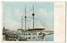 VINTAGE VENICE CA  POSTCARD SHIP CABRILLO M RIEDER 1906 100511  OS picture