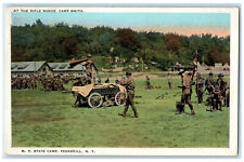 c1920's At Rifle Range Camp Smith NY State Camp Peekskill NY Postcard picture
