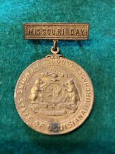 1904 St Louis Worlds Fair Missouri Day Medal picture