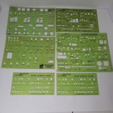 Vintage Johnson Controls Drafting Templates Lot 1970's-80's picture