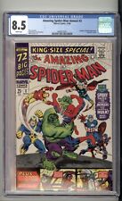 Amazing Spider-Man Annual 3 CGC 8.5 Daredevil Cameo Avengers & Hulk App. 1966 picture