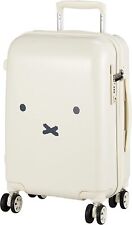 Miffy Carry-on Spinner Luggage Face Design 21in White Silver Rabbit JP picture