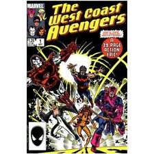 West Coast Avengers #1 1985 series Marvel comics VF+ Full description below [s~ picture